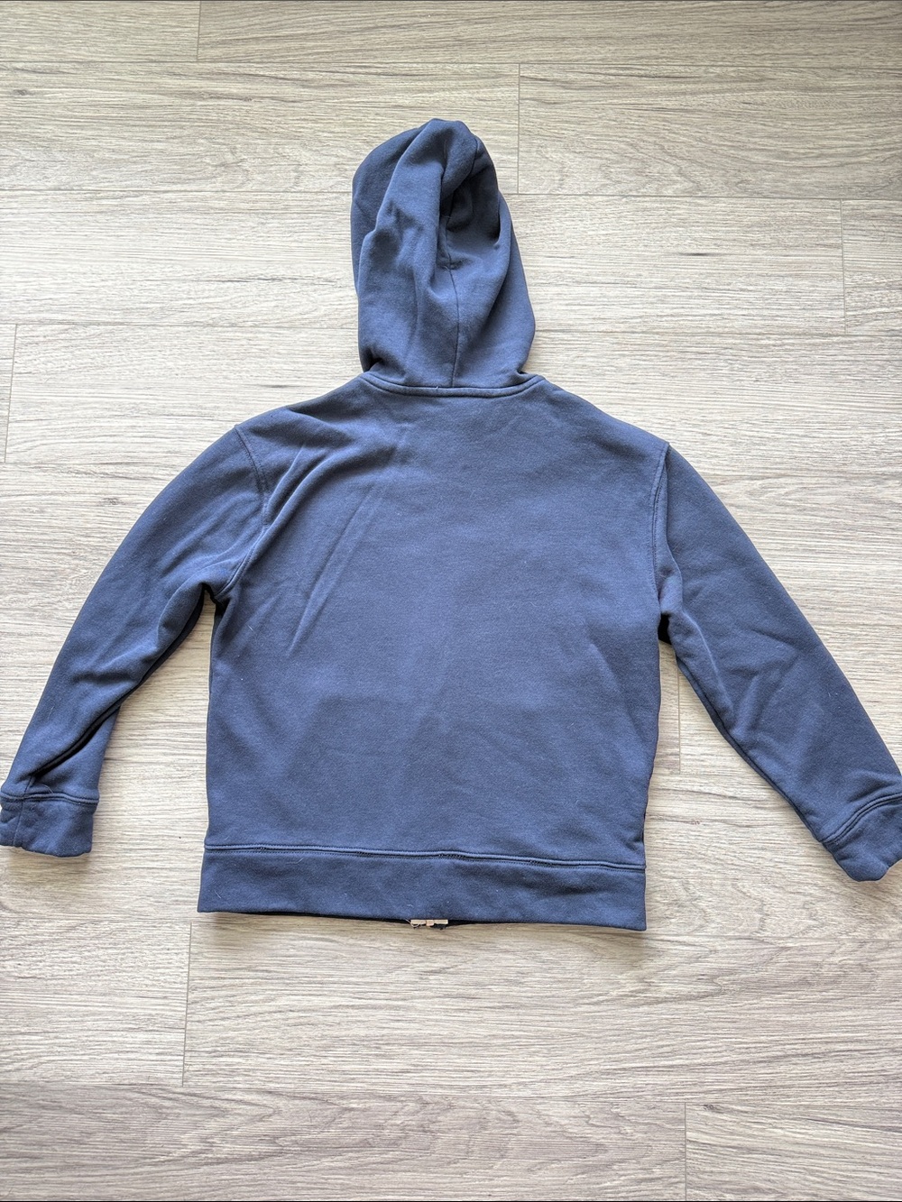 Old Navy Boys' Navy Zip-Up Hooded Sweatshirt Size L - Picture 4 of 4